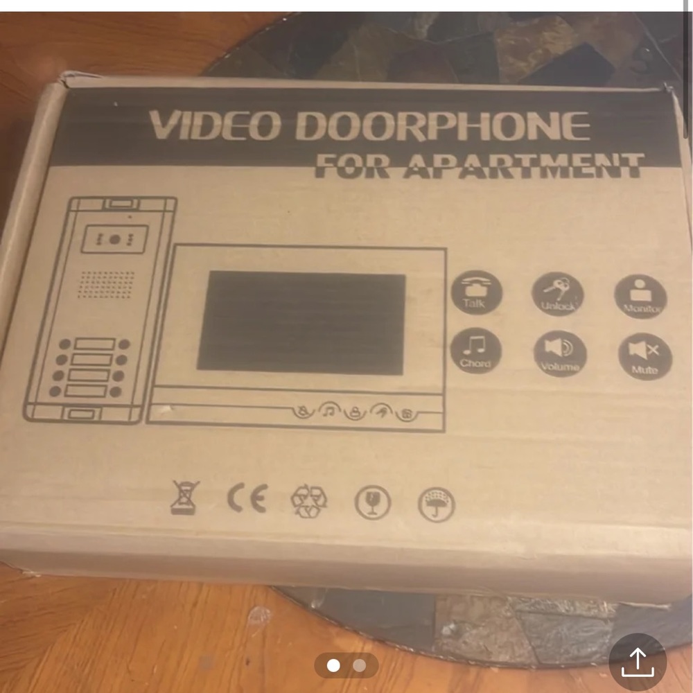 7” wired video door phone